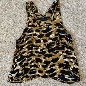 Mink Pink nordstrom womens leopard top size XS